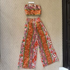 Floral Multicolor Women's Jumpsuit